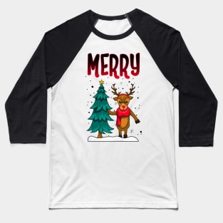 Funny Couple Matching Ugly Christmas Sweatshirts Baseball T-Shirt